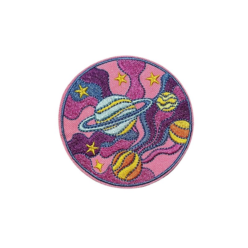 Planeet Paars Ruimte strijkapplicatie