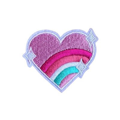 Hart pastel strijkapplicatie