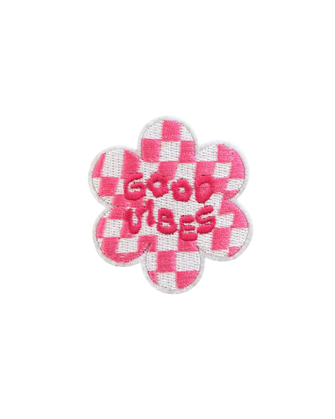 Good Vibes Bloem strijkapplicatie