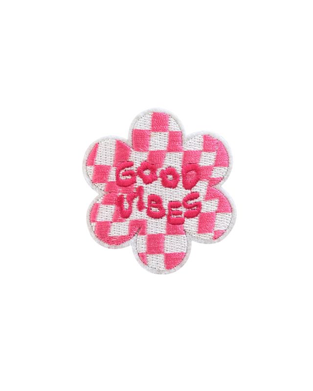 Good Vibes Bloem strijkapplicatie