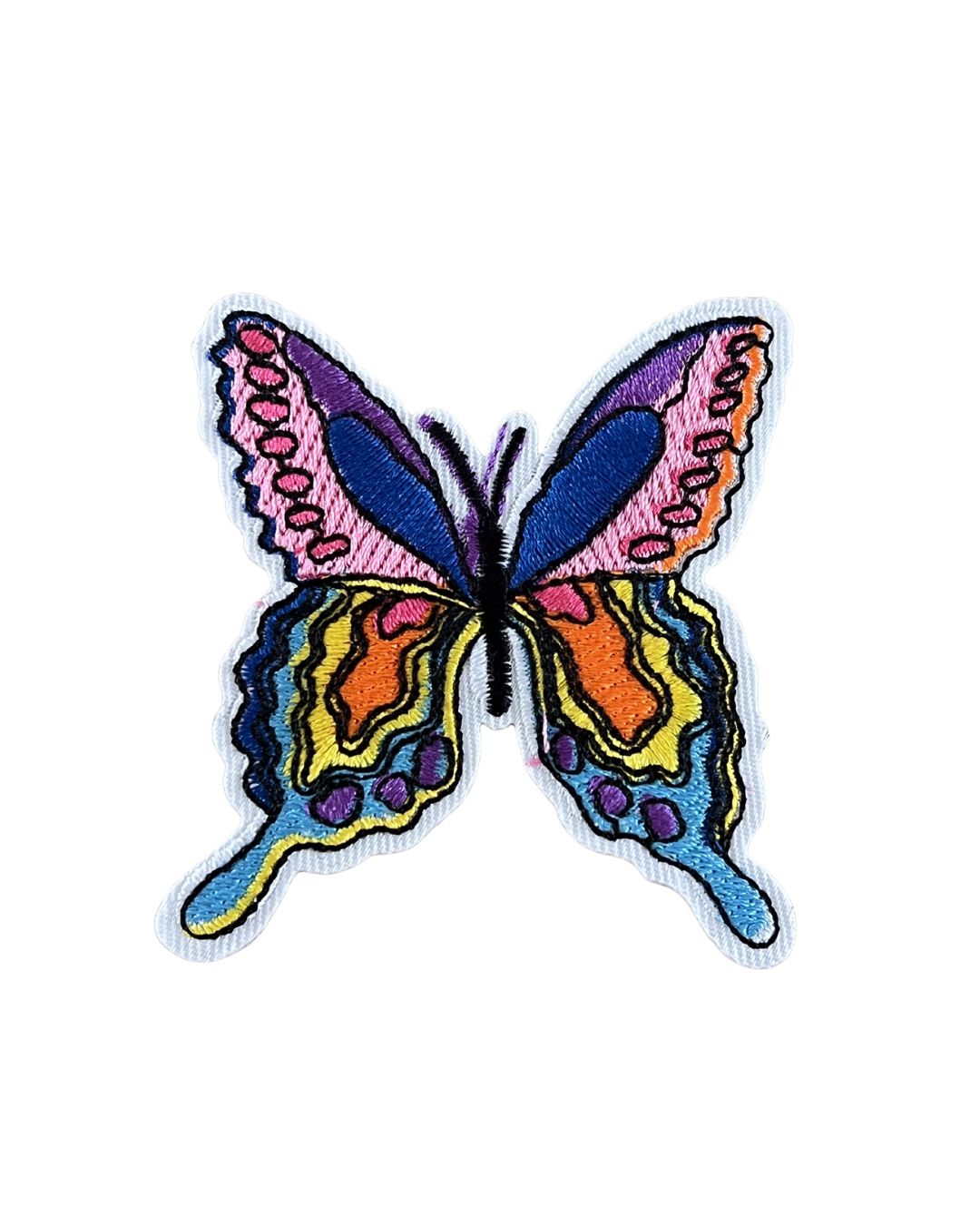Vlinder Pastel strijkapplicatie