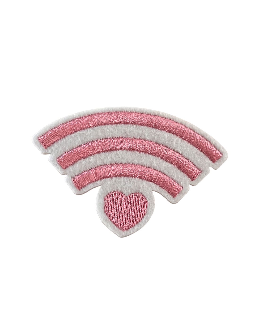 Roze wifi strijkapplicatie