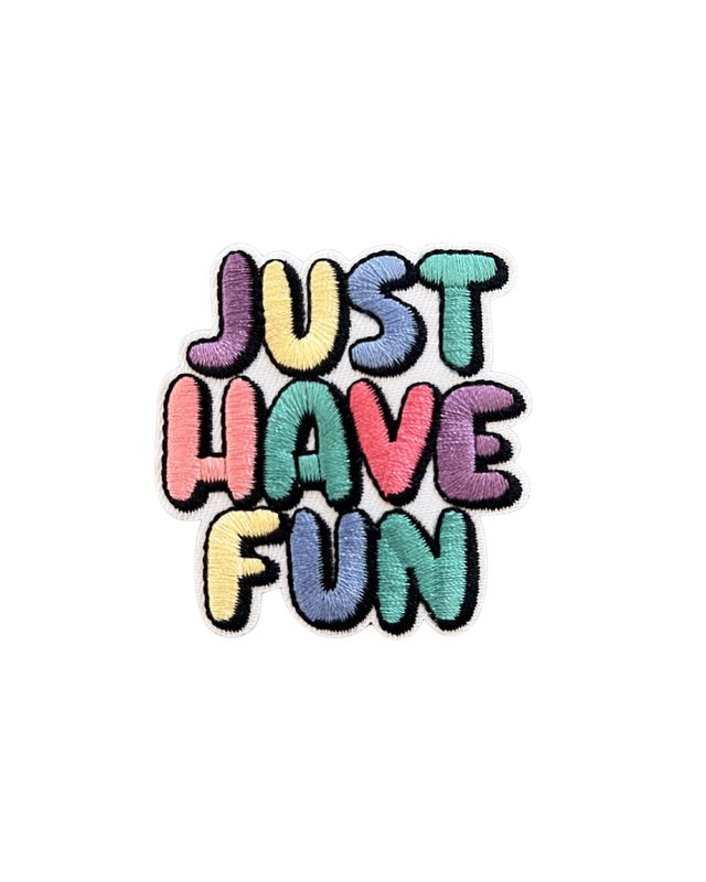 Just Have Fun Strijkapplicatie