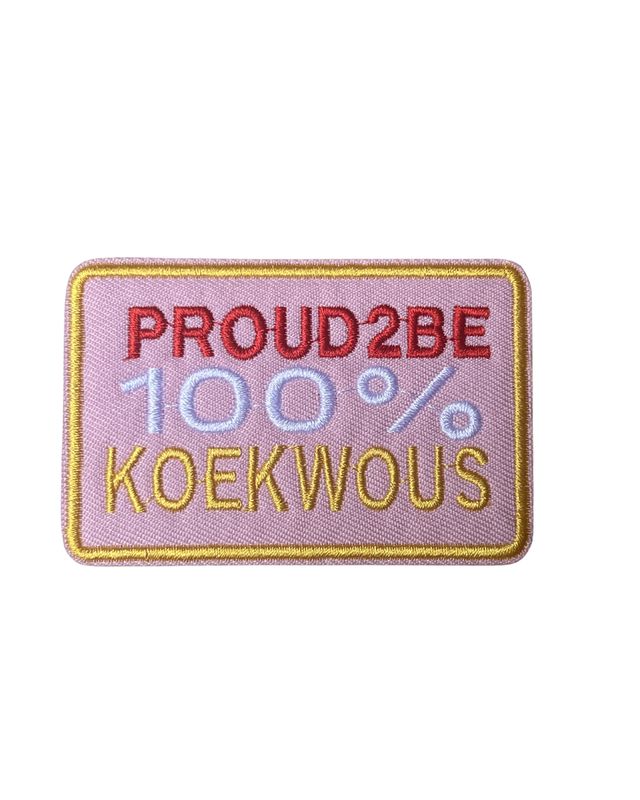 Carnaval koekwous Strijkapplicatie