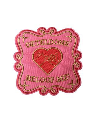 Carnaval Beloof me Strijkapplicatie