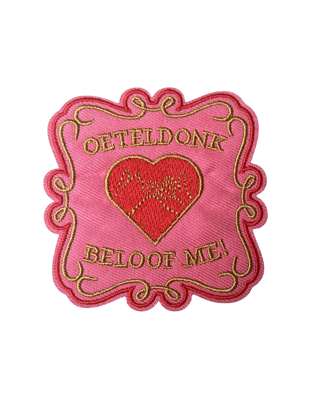 Carnaval Beloof me Strijkapplicatie