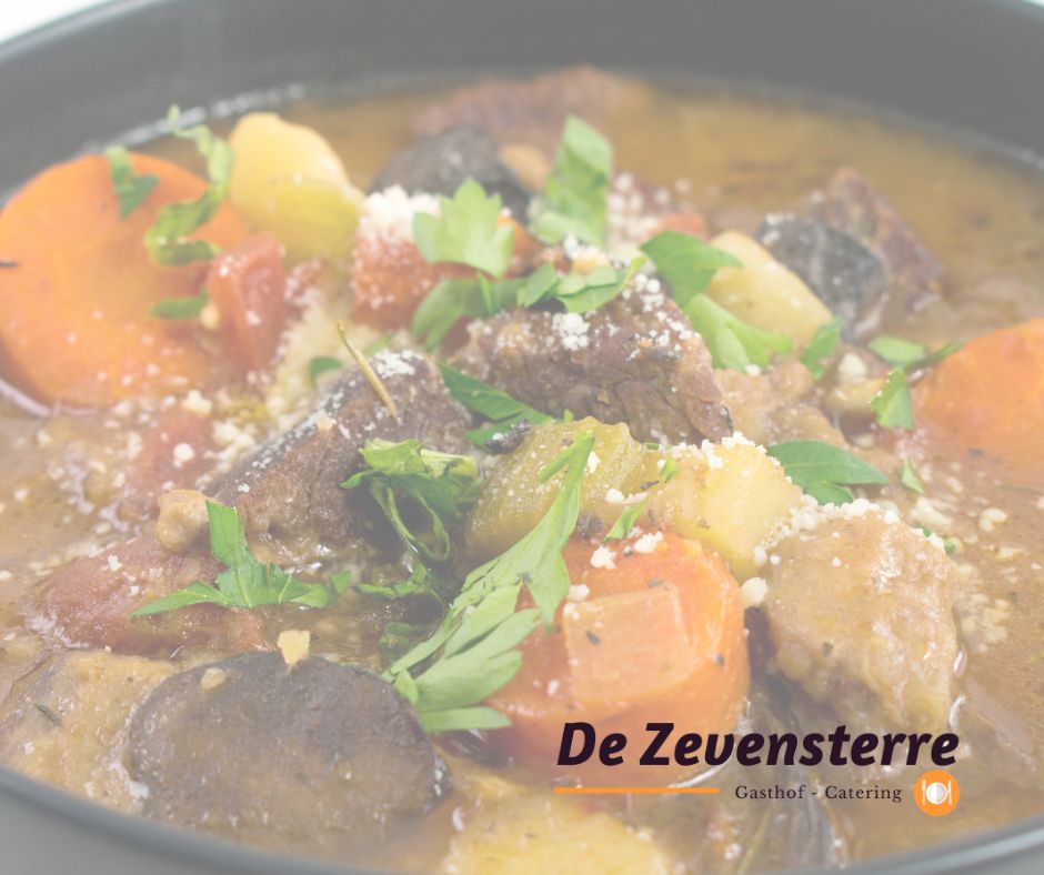 Zondag 14 december: Hutsepot op Emiels wijze met wintergroenten, runds- en varkensvlees