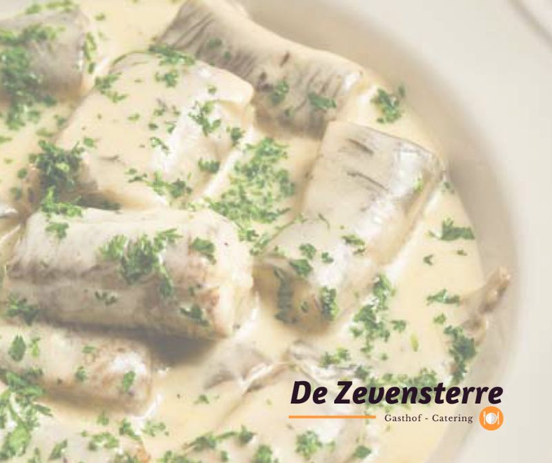 Zondag 1 november: Paling in roomsaus met een slaatje en voorgebakken frieten