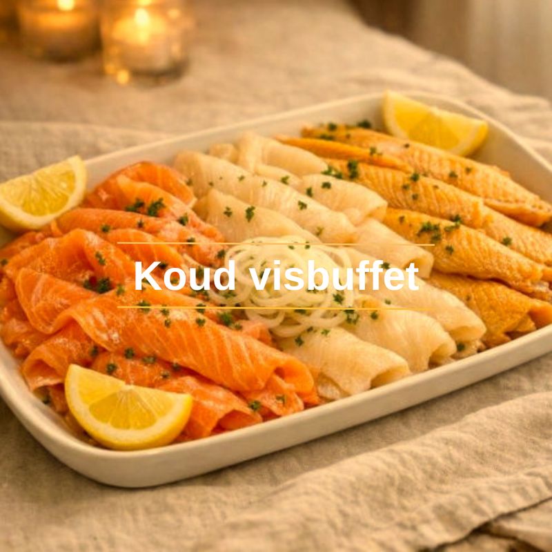 Koud visbuffet - vanaf 10 personen
