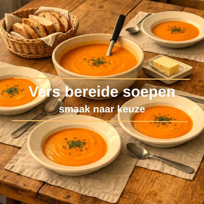 Verse bereide soep - vanaf 6 liter
