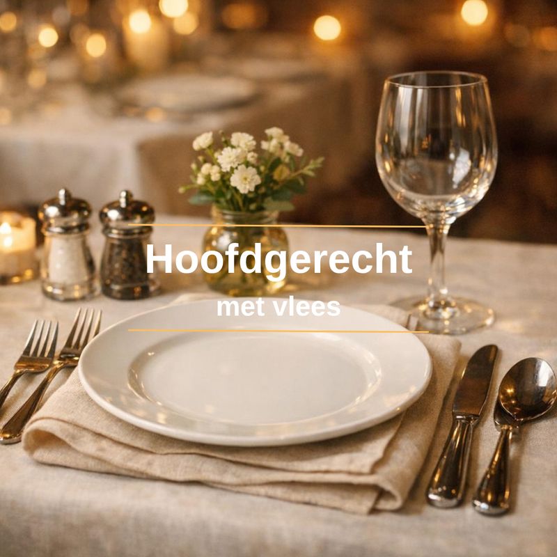 Hoofdgerecht met vlees - vanaf 10 personen