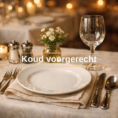 Koud voorgerecht - vanaf 10 personen