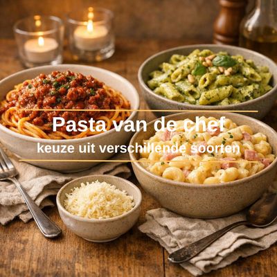 Pasta van de chef - vanaf 10 personen