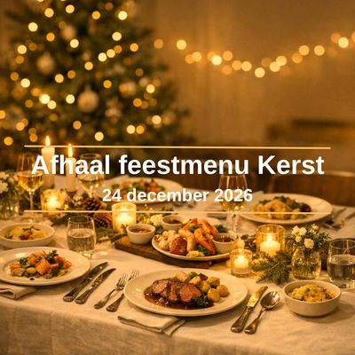 Afhaal feestmenu Kerst - vanaf 1 persoon