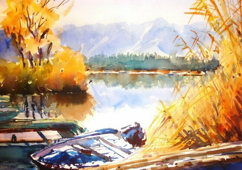 Herbst am Hopfensee