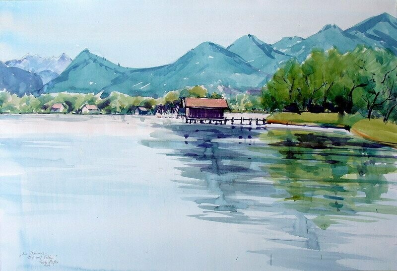 Fischerhütten am Chiemsee