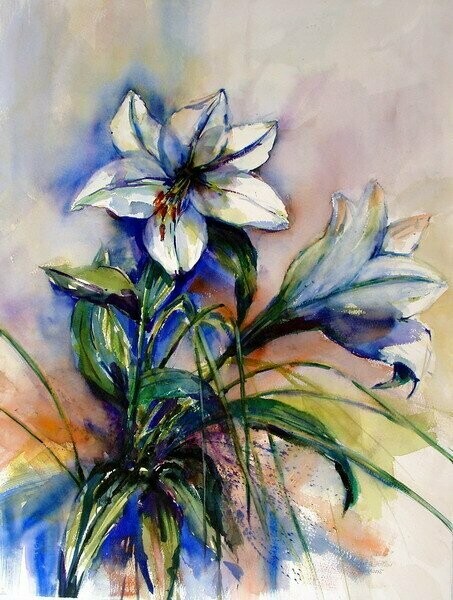 Weisse Lilien