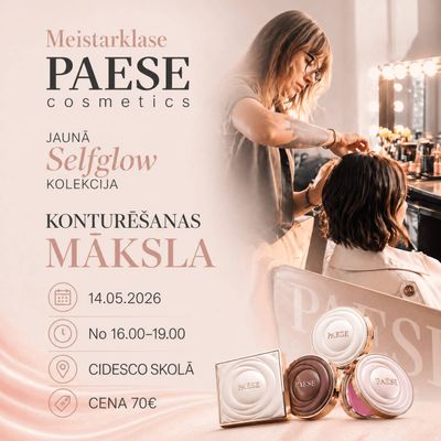 PAESE Pro meistarklase: Self Glow un konturēšanas tehnikas