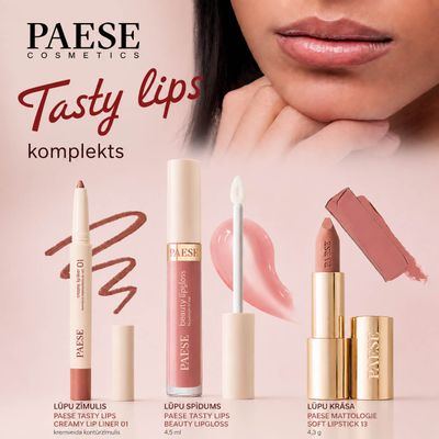 Tasty Lips Komplekts Cherry Nude