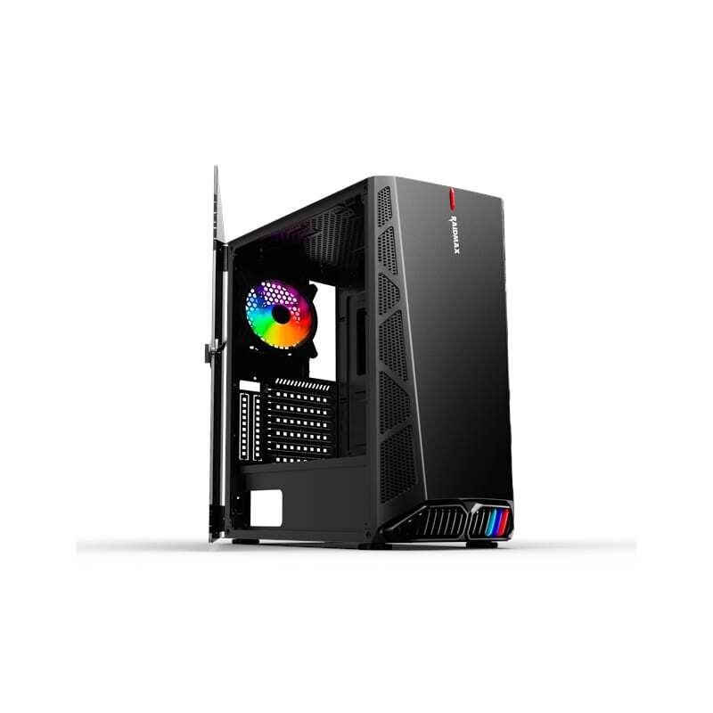 Raidmax F05 ATX | Micro-ATX | Mini-ITX ARGB Mid-Tower Gaming Chassis - Black