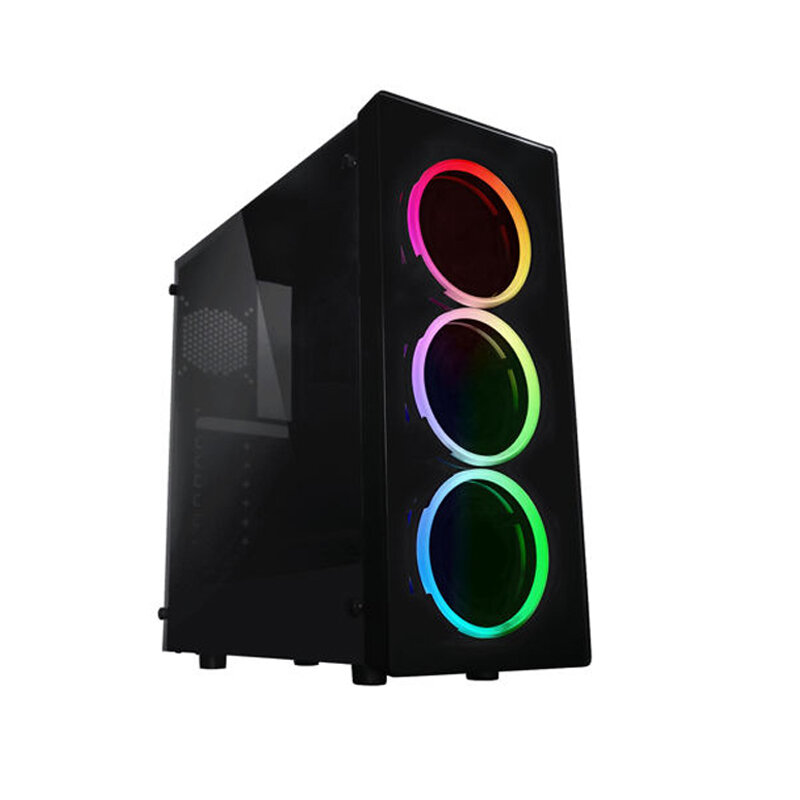 Raidmax Neon Window ARGB LED (GPU 355mm) ATX|Micro ATX Chassis Black