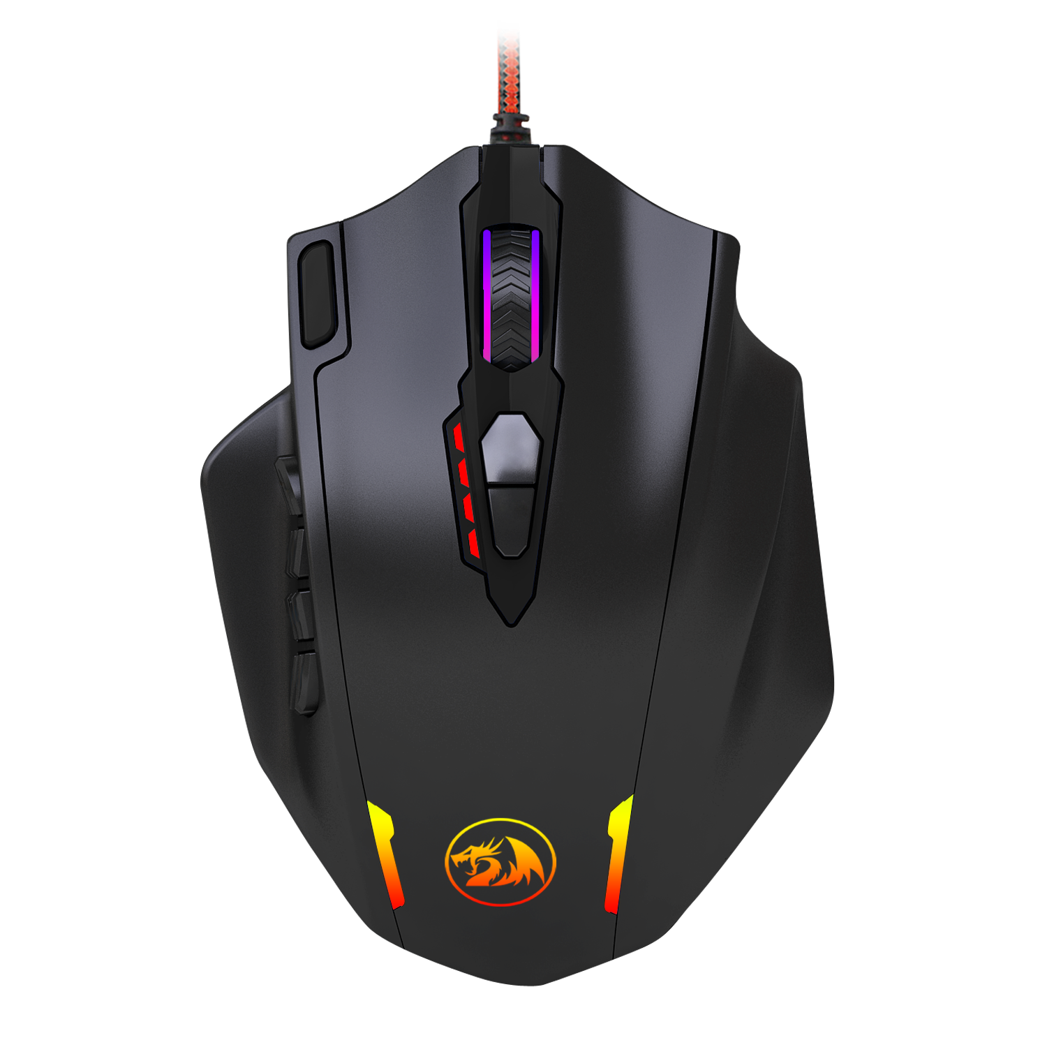 Redragon IMPACT 12400DPI MMO Gaming Mouse - Black