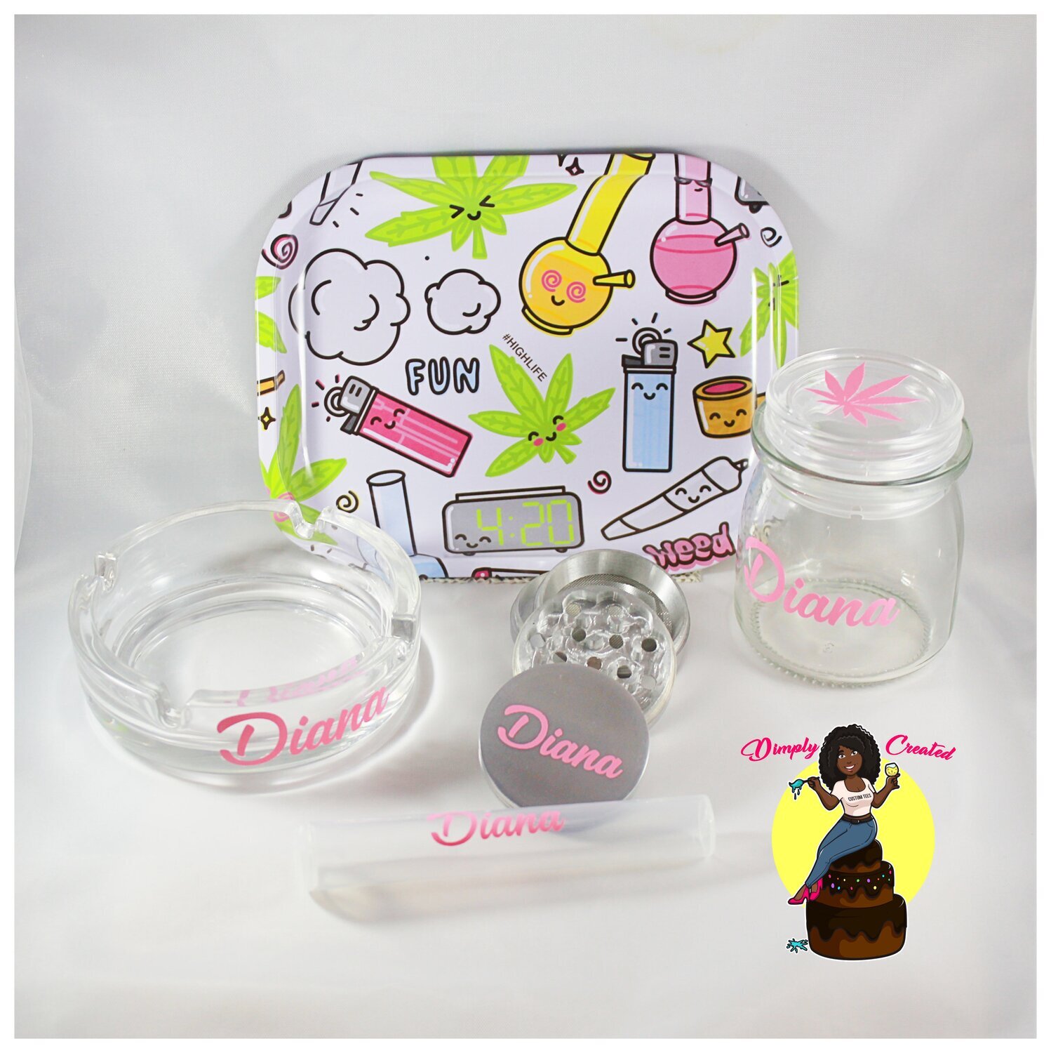 Cartoon Rolling Tray Set