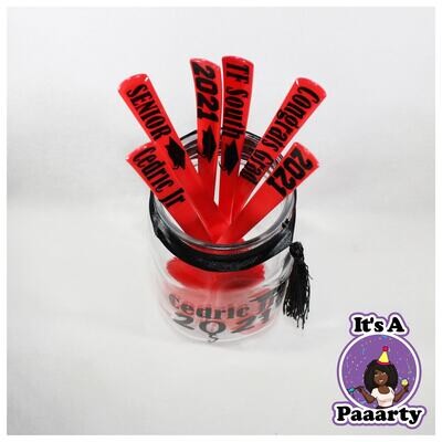 Custom Plastic Graduation Forks, Spoons, Knives