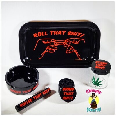 Roll That Shit! Rolling Tray Set