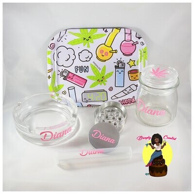 Cartoon Rolling Tray Set