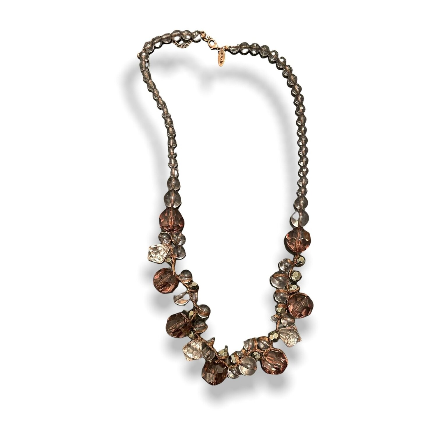 Vintage Crystal Beaded Necklace
