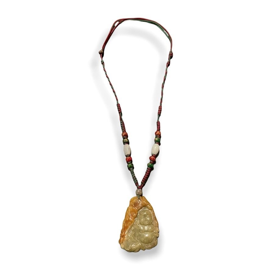 Jade Buddha Pendant Necklace