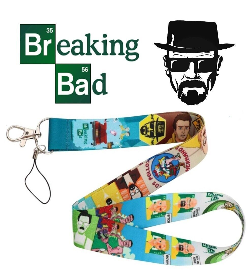 Breaking bad keychain/mask holder/lanyard