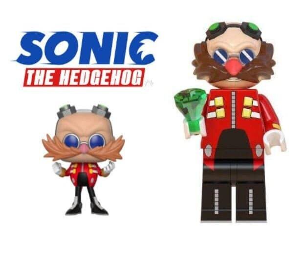 Sonic the hedgehog doctor eggman mini moc building block