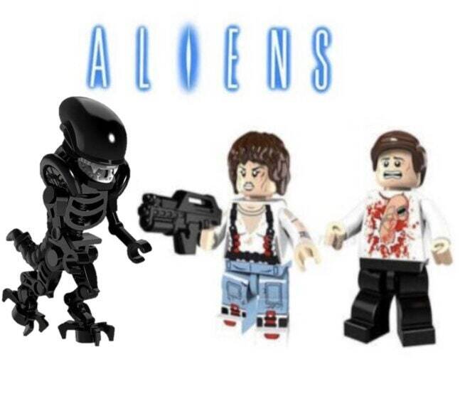 Movie aliens ripley mini moc building block