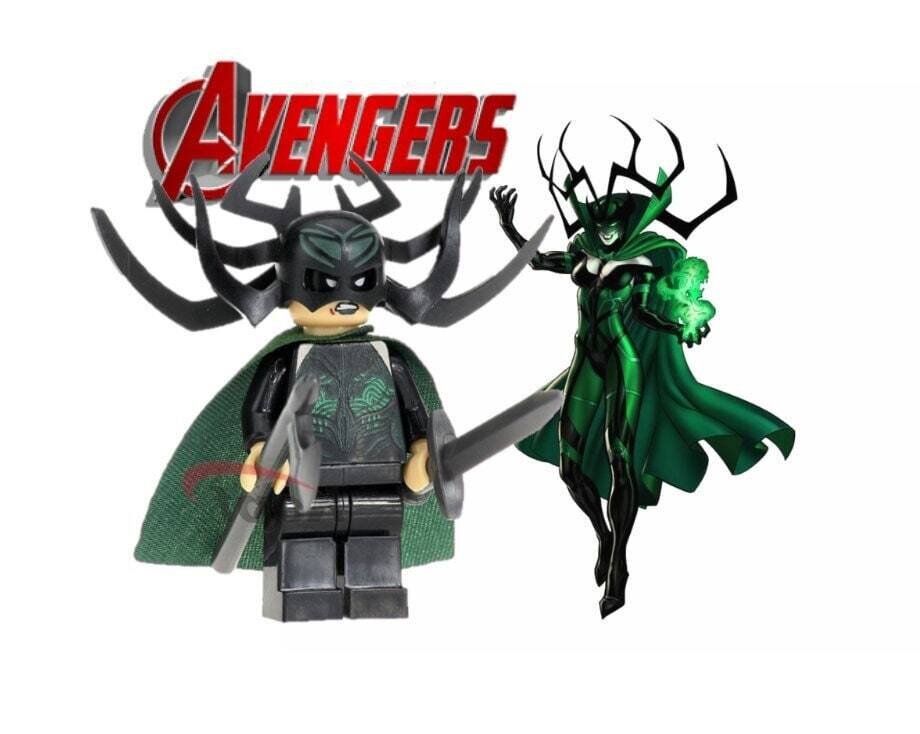 Thor sister hela mini moc building block