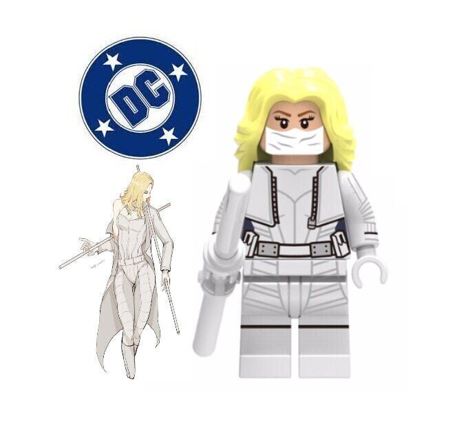 White canary mini moc building block