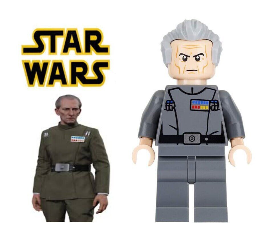 Grand moff tarkin star wars mini moc building block