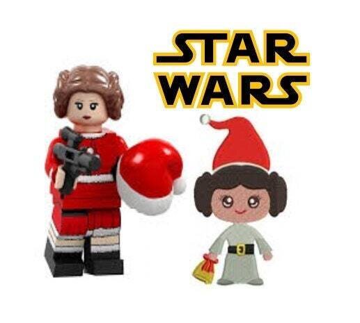 Princess leia christmas star wars mini moc building block