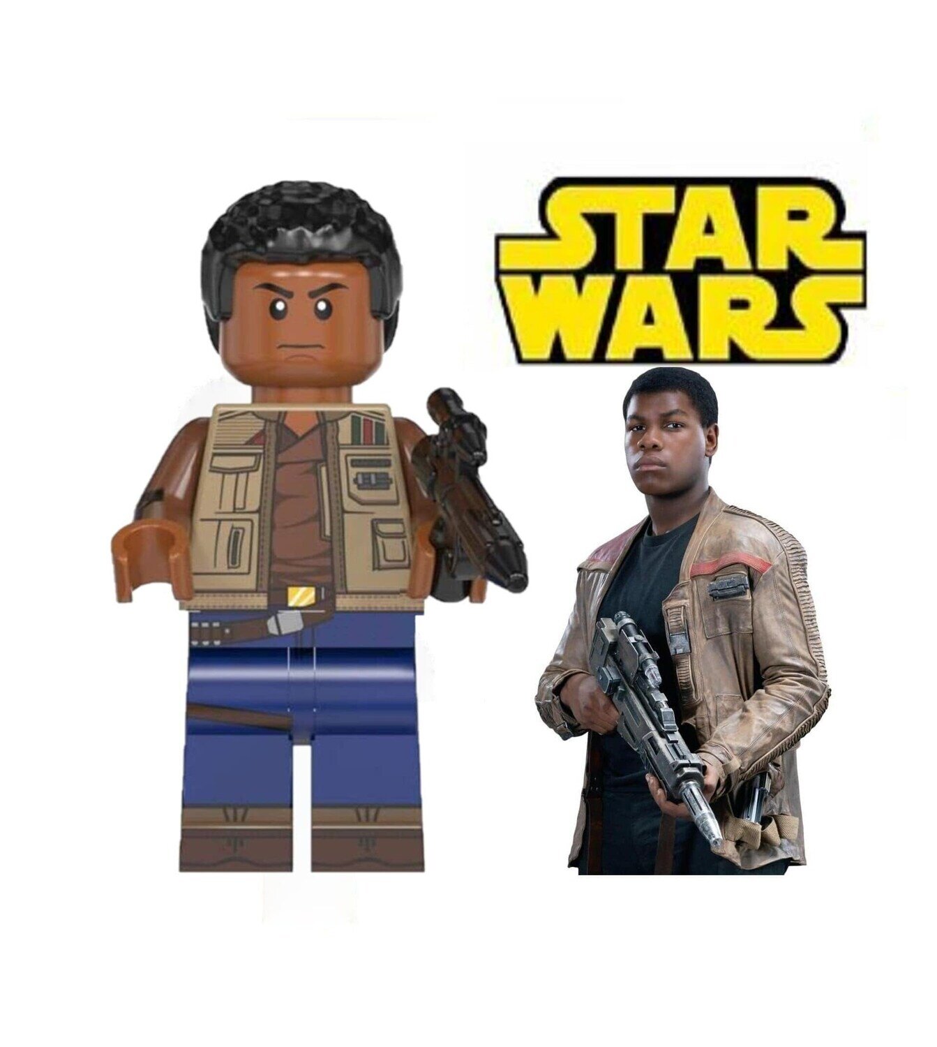 Finn star wars mini moc building block