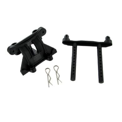BS810-005 Plastic Front/Rear Shock Tower &amp; Body Post (1pc ea.)