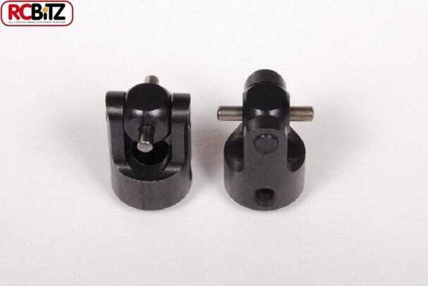 AX30380  Metal Driveshaft Yoke Set 2 Original SCX10 Plastic Drive Shafts