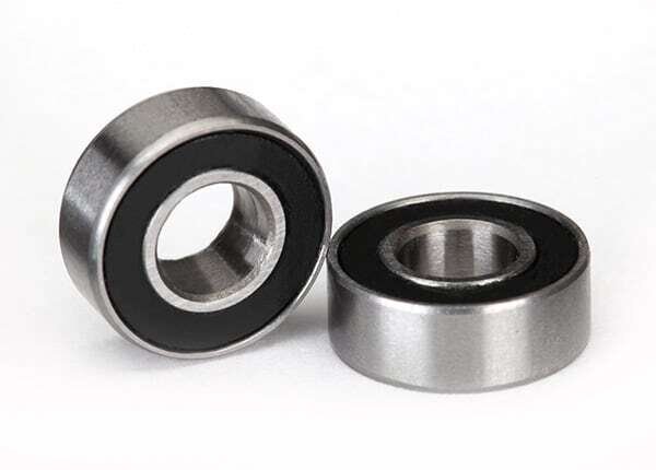 5116a Ball bearings, black rubber sealed (5x11x4mm) (2)