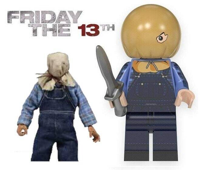 Jason voorhees #3 friday the 13th horror scary mini moc building block
