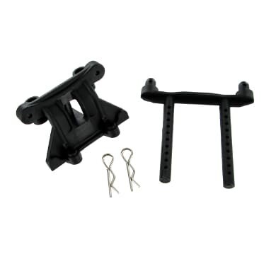 BS810-005 Plastic Front/Rear Shock Tower &amp; Body Post (1pc ea.)