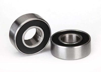 5116a Ball bearings, black rubber sealed (5x11x4mm) (2)
