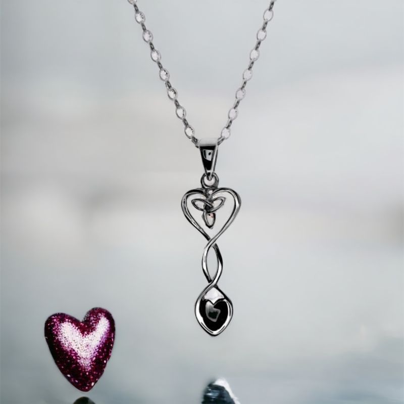 Sterling Silver Welsh Love Spoon Pendant
