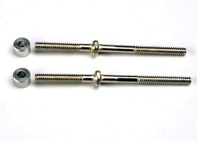 1937 - Turnbuckles (54mm) (2)/ 3x6x4mm aluminum spacers (rear camber links)