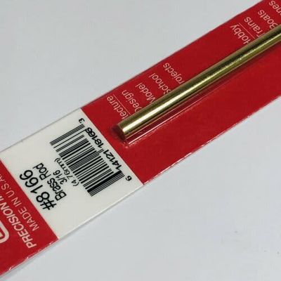 KNS-8166	3/16"x12" Solid Brass Rod (1)