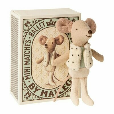 Little Brother Dancer Mouse in matchbox